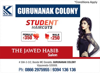 The Jawed Habib Hair Beauty Salon Gurunanak Colony Vijayawada