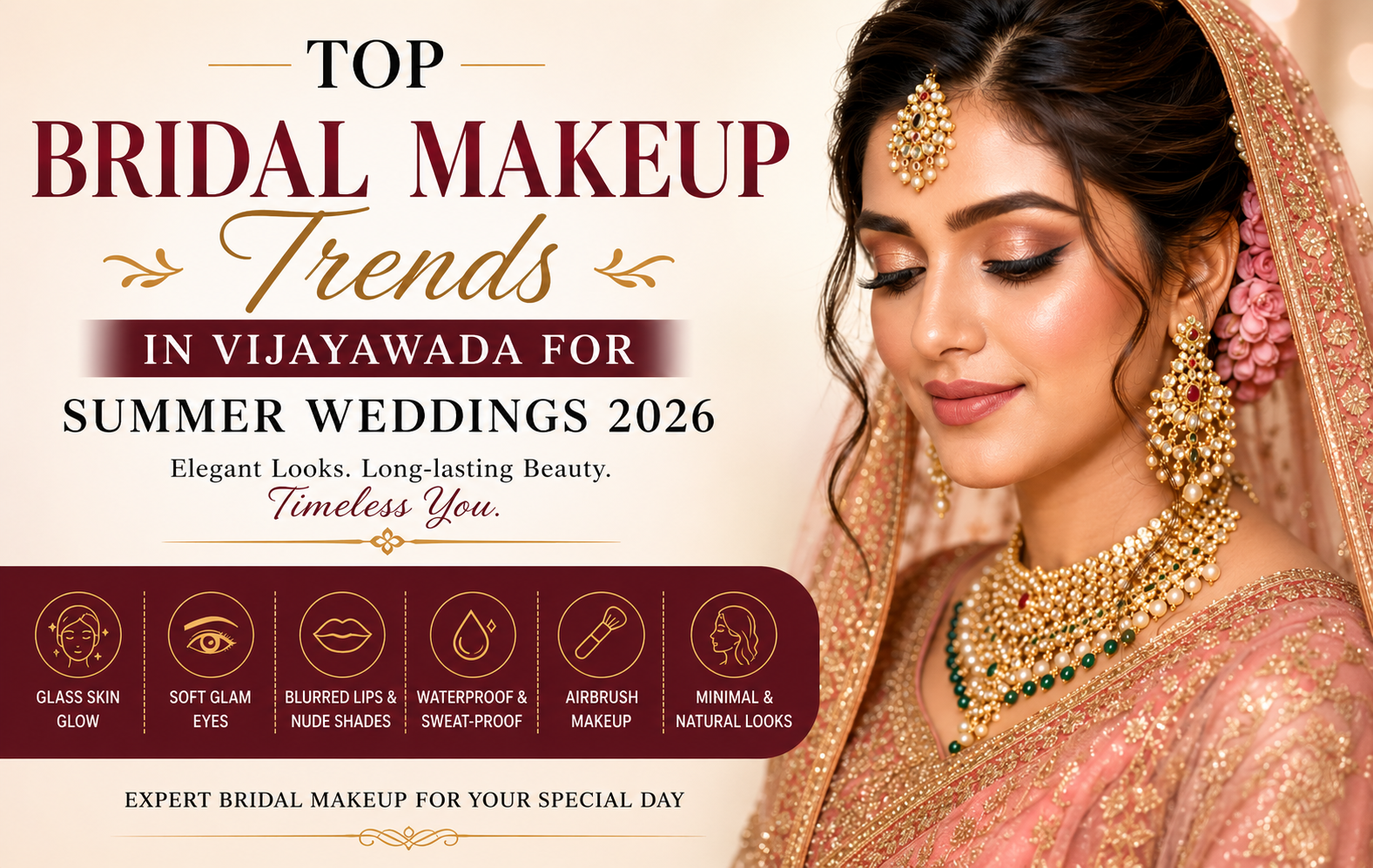 Top Bridal Makeup Trends in Vijayawada for Summer Weddings 2026