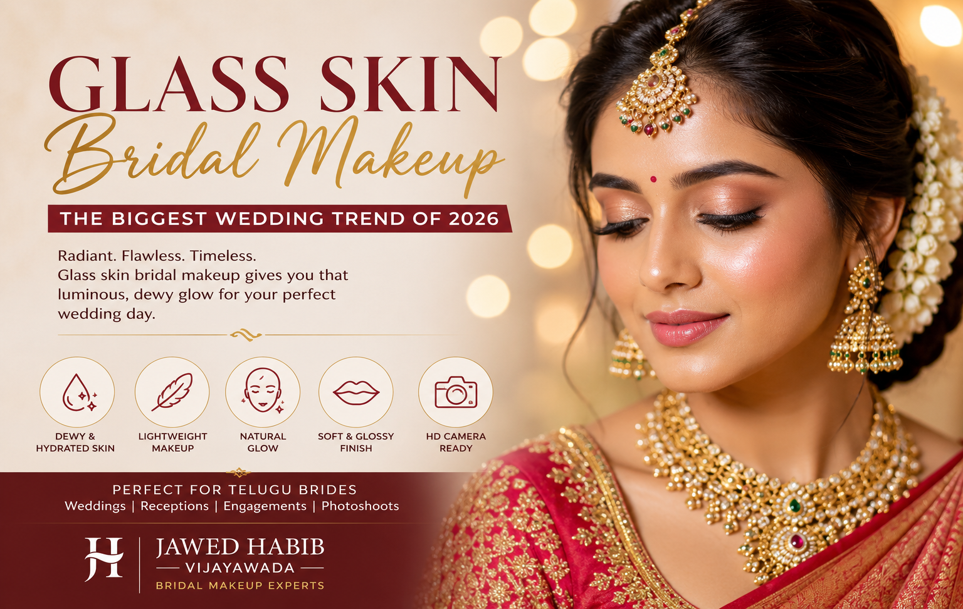 Glass Skin Bridal Makeup: The Biggest Wedding Trend of 2026