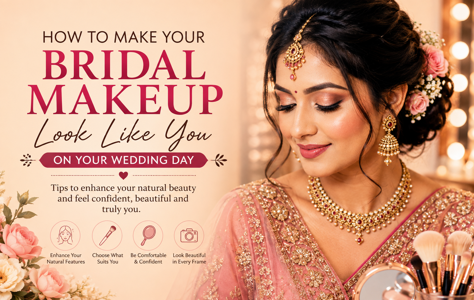 How to Make Your Bridal Makeup Look Like You | Vijayawada