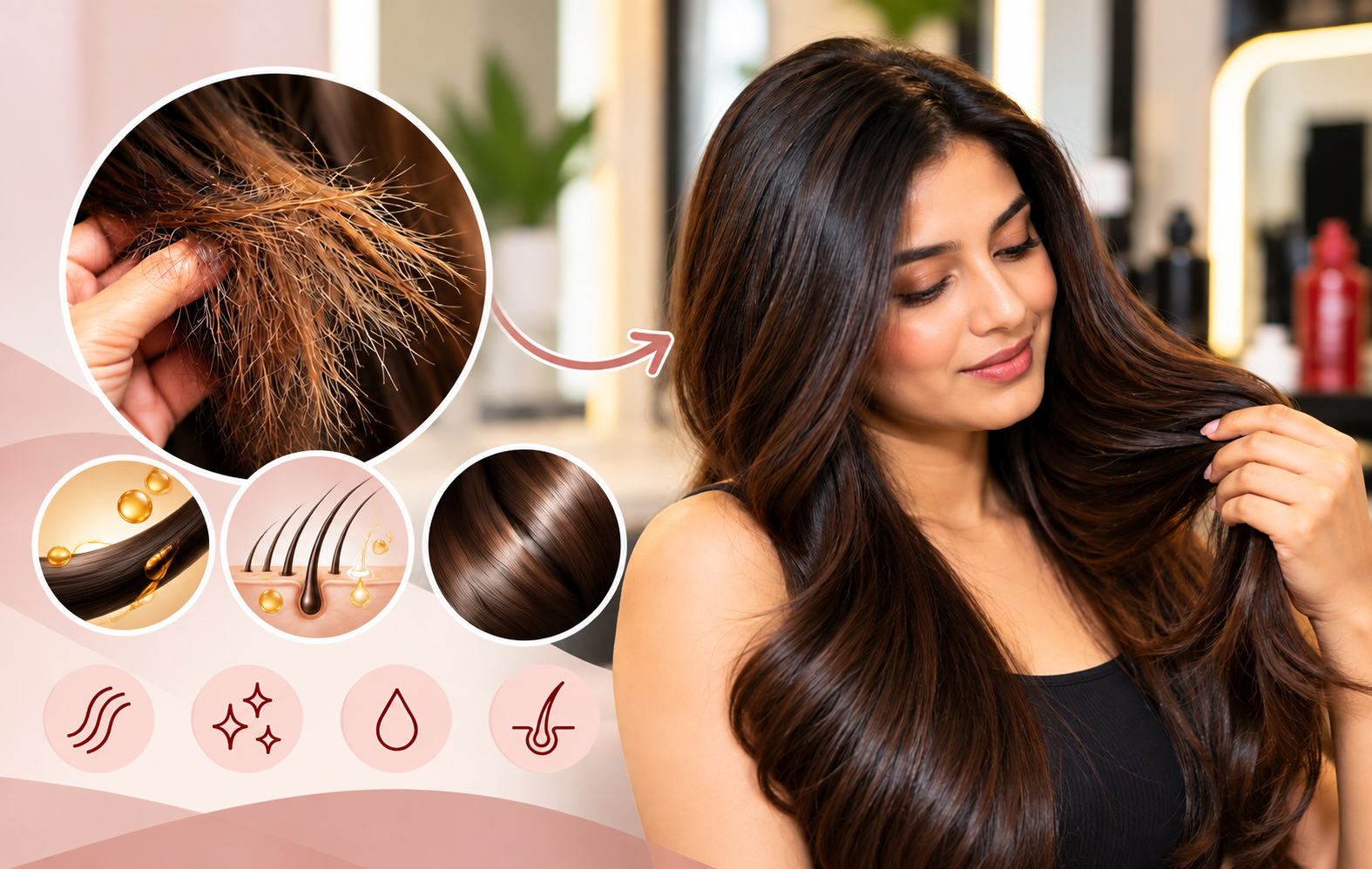Hair Strengthening Treatments: How to Care for Weak and Brittle Hair in Vijayawada