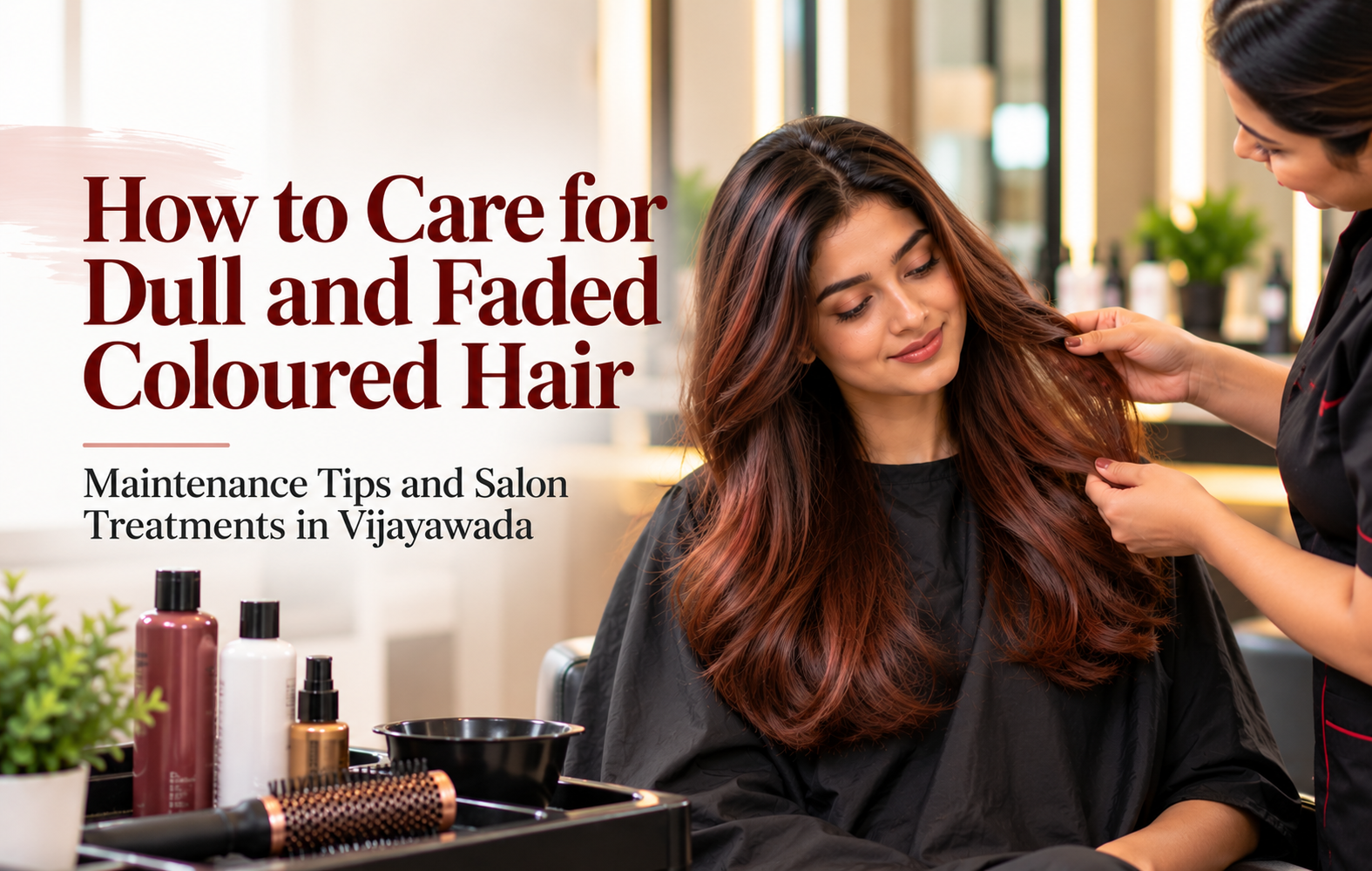How to Care for Dull and Faded Coloured Hair