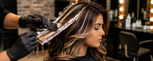 Hair highlights service in Vijayawada