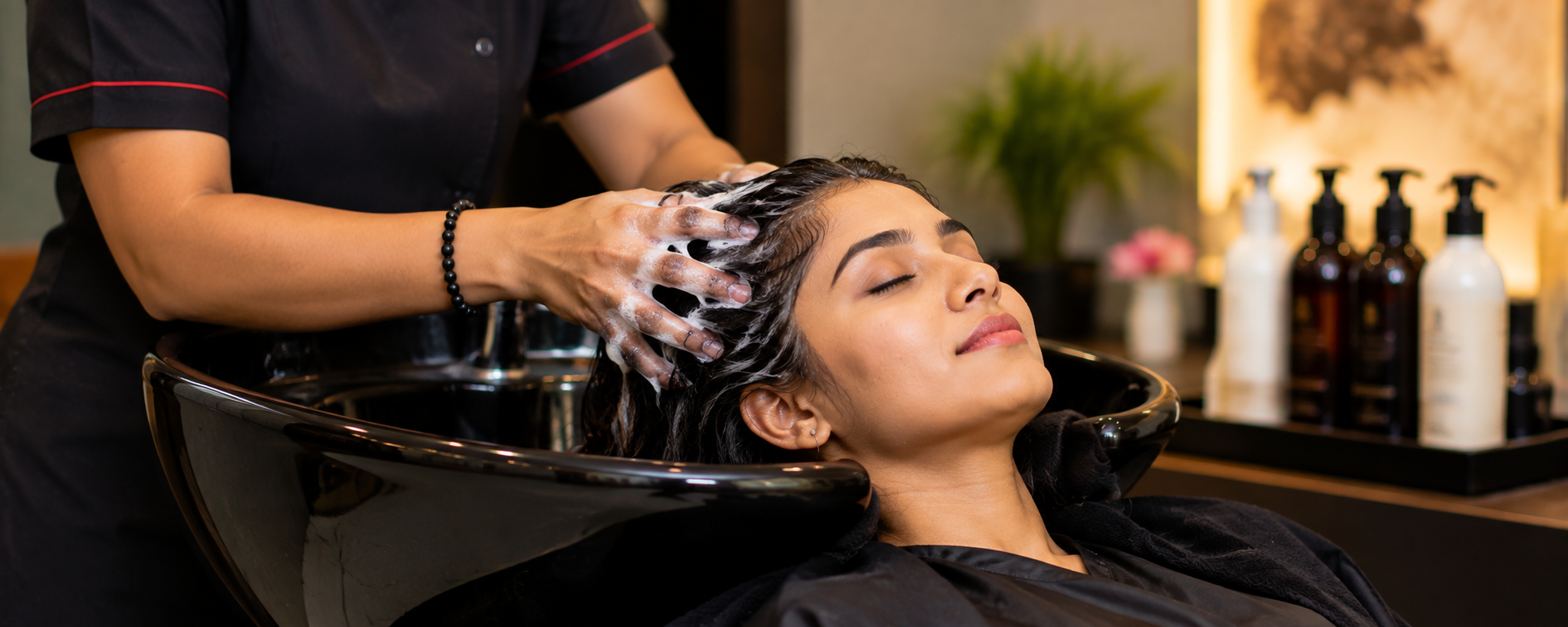 Hair spa treatment service in Vijayawada